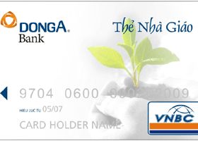 Thẻ nhà giáo DongA Bank